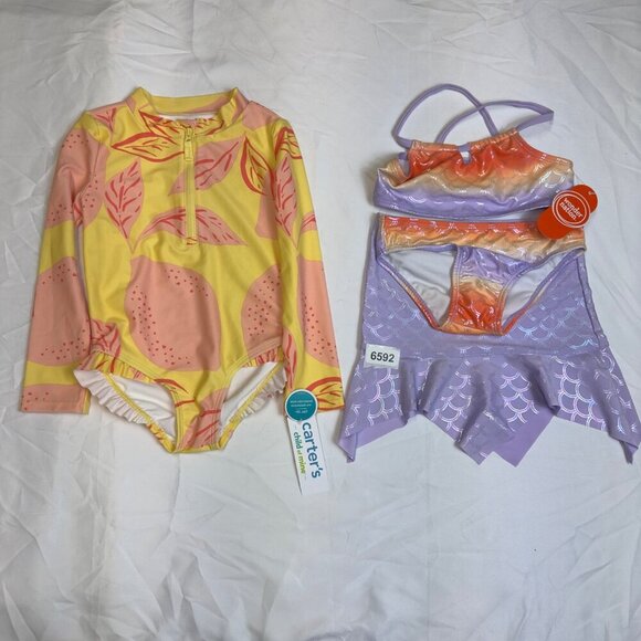 carters Other - carters / wonder nation 4t new with tag bundle bathin suits